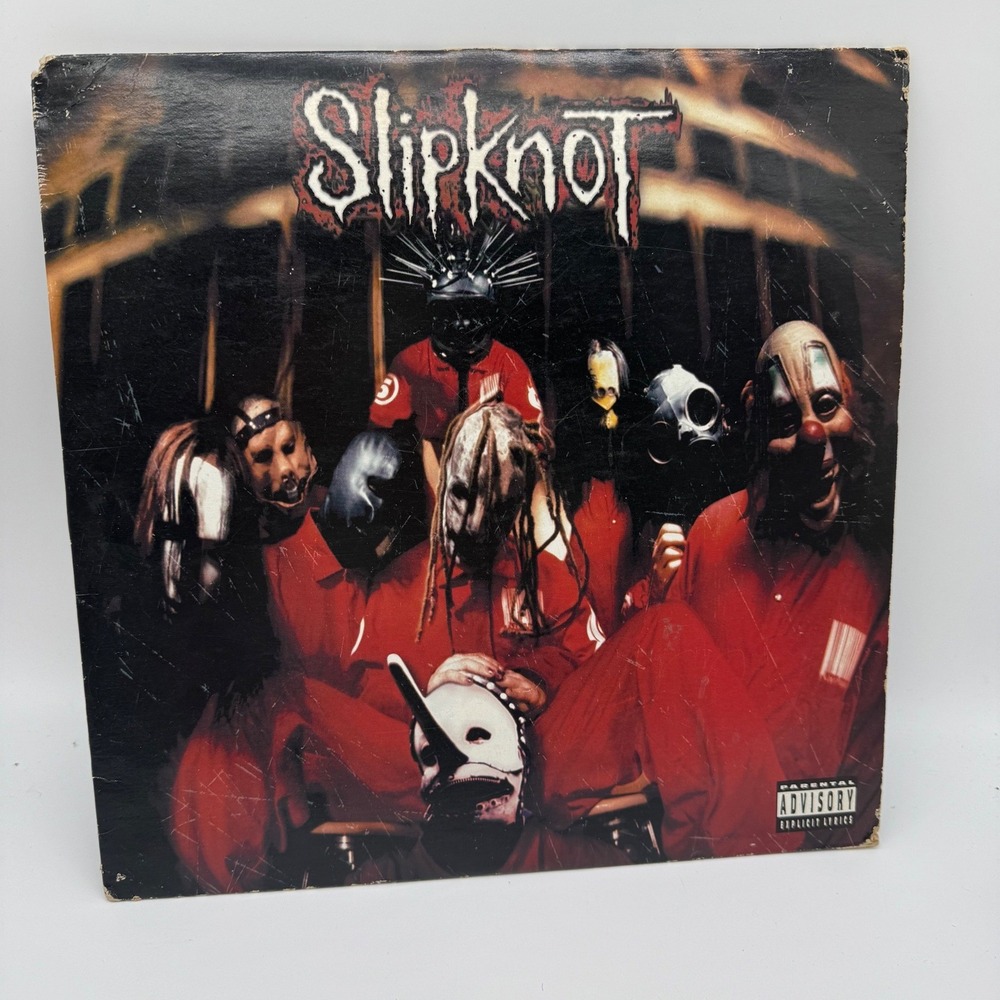 Slipknot Self‎ Titled Vinyl Record SLIME GREEN Limited Edition 1999 RR 8655-1